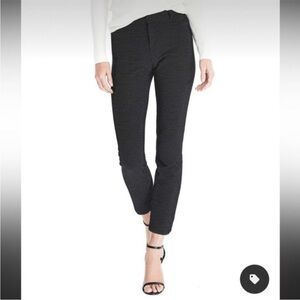 Banana Republic Sloan Black and White Polka Dot Pants